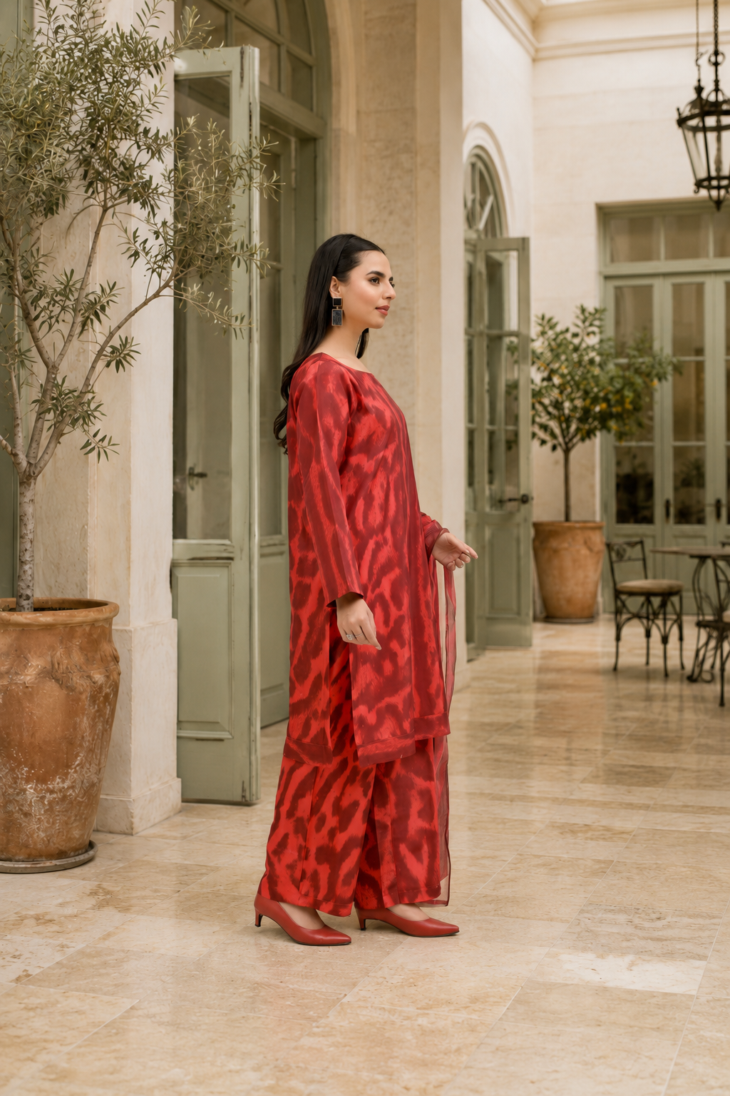 IAVD 04 Unstitched 3-Piece Raw Silk Suit