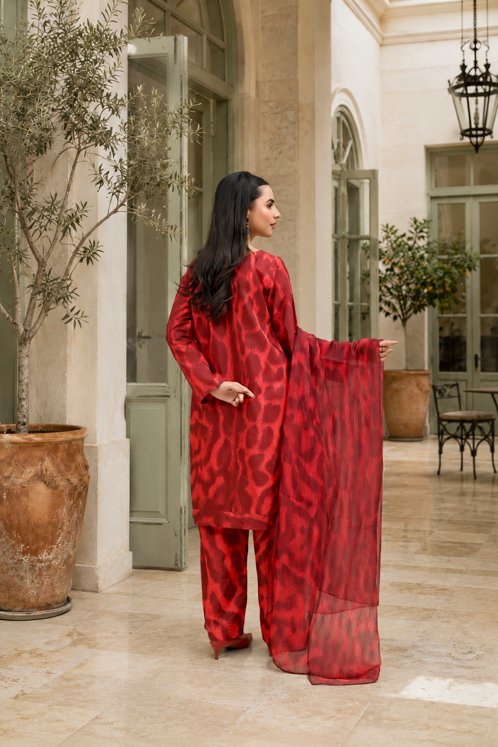 IAVD 04 Unstitched 3-Piece Raw Silk Suit