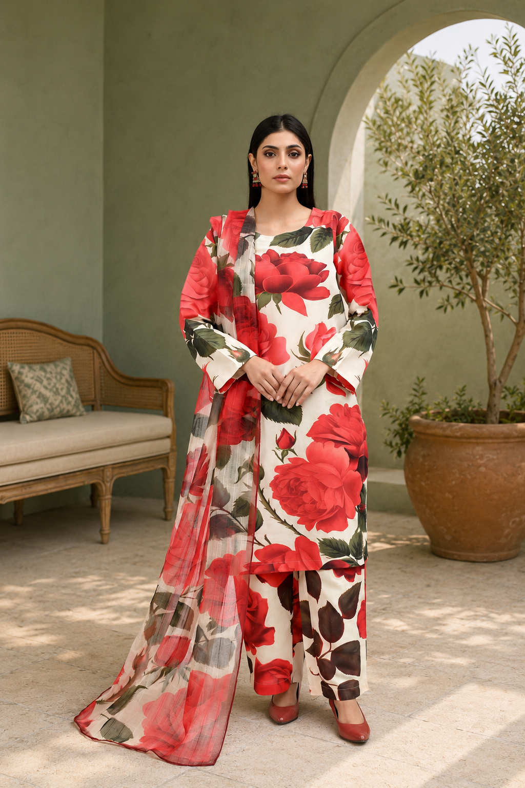IAVD 03 Ready-to-Wear 3-Piece Raw Silk Suit