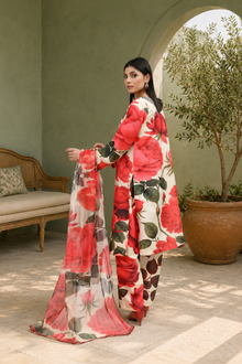 IAVD 03 Unstitched 3-Piece Raw Silk Suit
