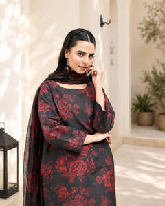 IAVD 02 Unstitched 3-Piece Raw Silk Suit