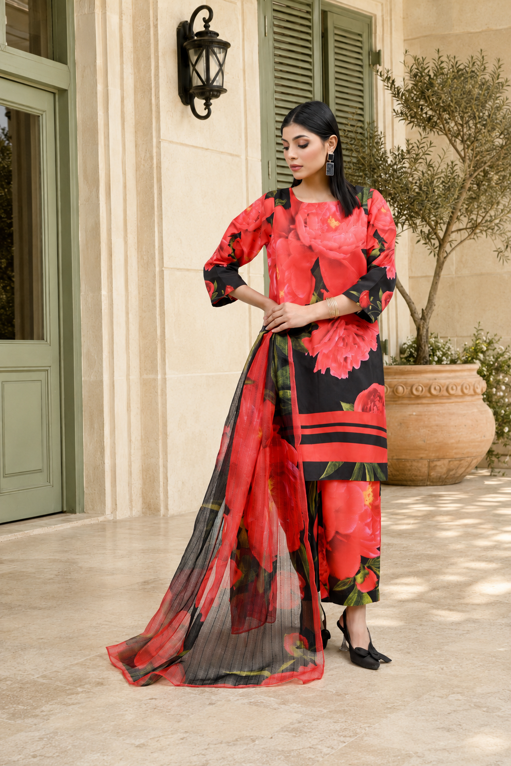 IAVD 01 Ready-to-Wear 3-Piece Raw Silk Suit