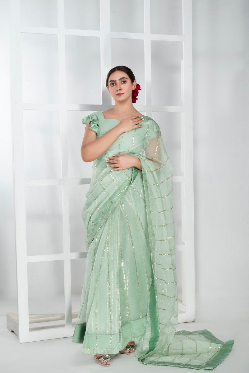 Imran Aftab - Lux Saree Collection - IASC 30