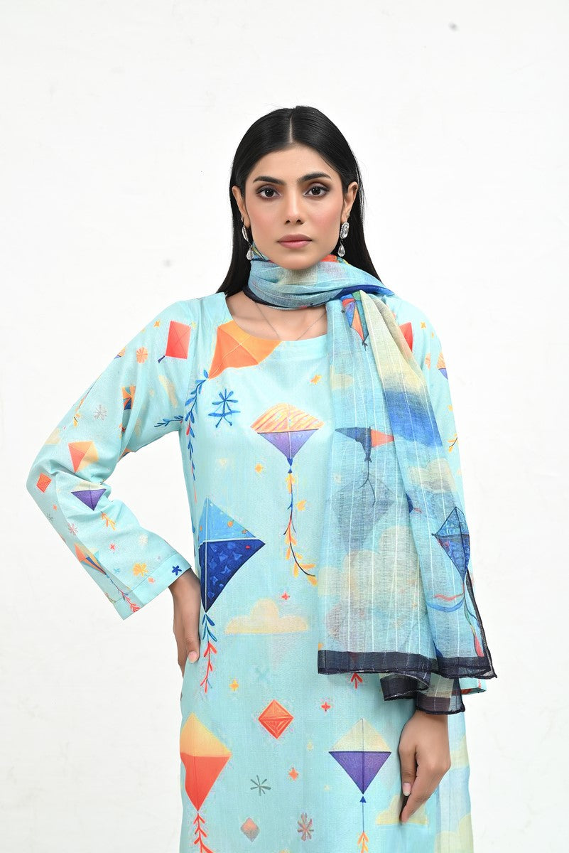 IARP 01 Printed Raw Silk 3-Piece Suit – product image 7