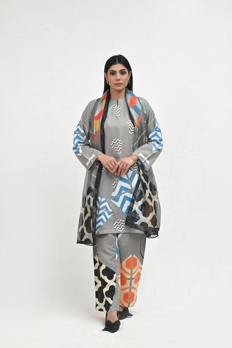 IARP 02 Ready-to-Wear 3-Piece Raw silk Suit