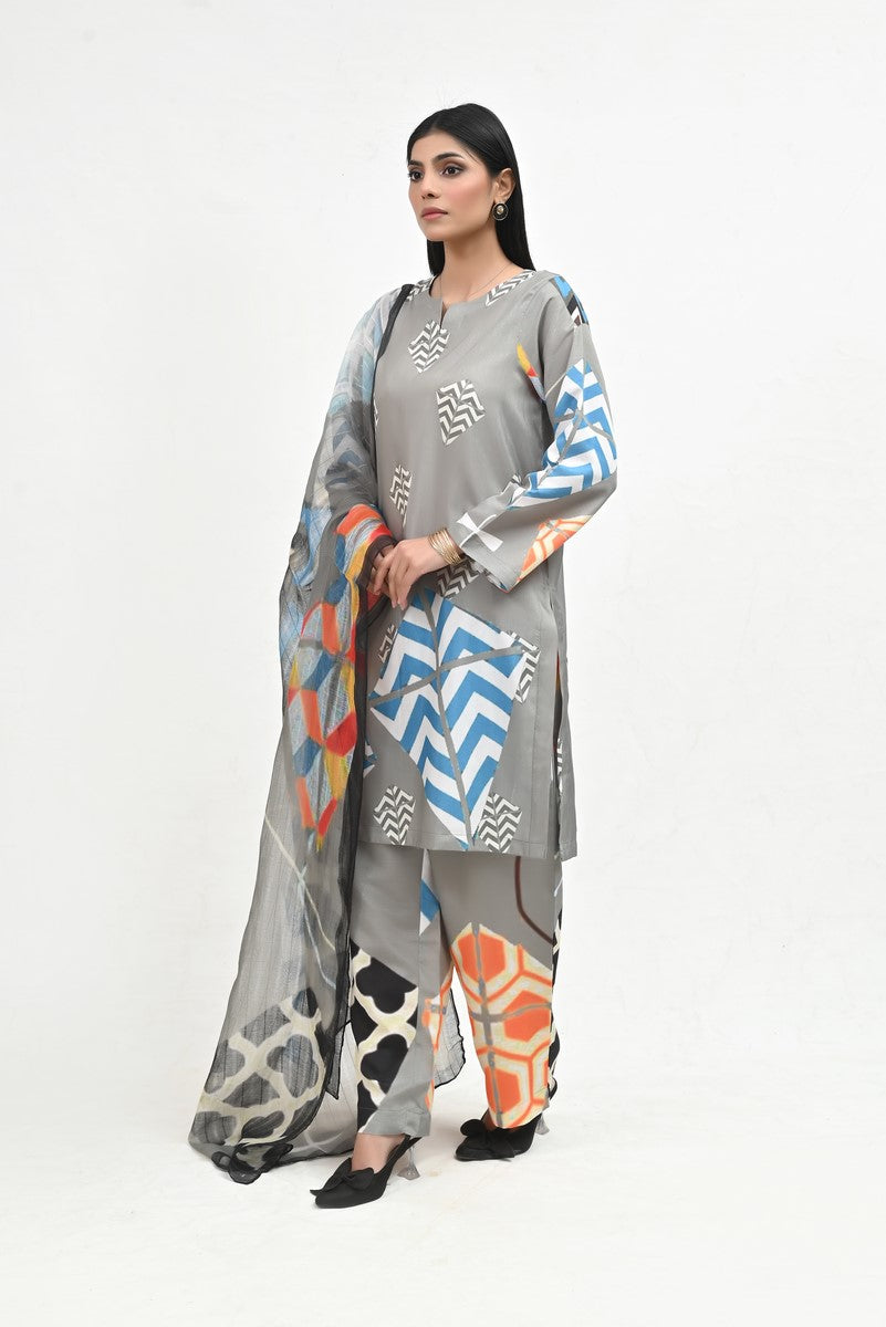 IARP 02 Printed Raw Silk 3-Piece Suit – product image 8