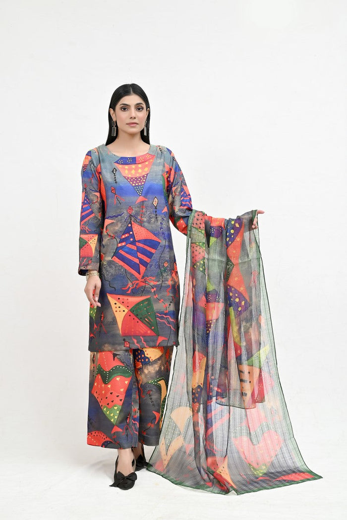 Imran Aftab - Basant Mela 26 - IARP 05 Ready-to-Wear 3-Piece Raw Silk Suit