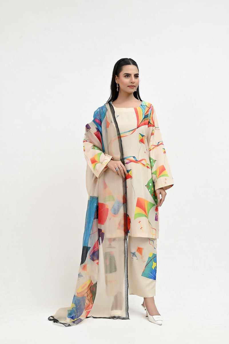 IARP 07 Ready-to-Wear 3-Piece Raw silk Suit