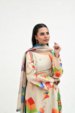 IARP 07 Printed Raw Silk 3-Piece Suit – product image 11