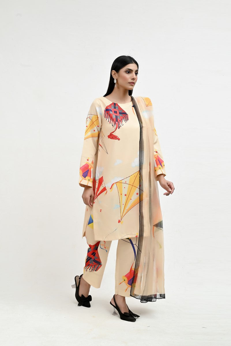 IARP 06 Ready-to-Wear 3-Piece Raw silk Suit