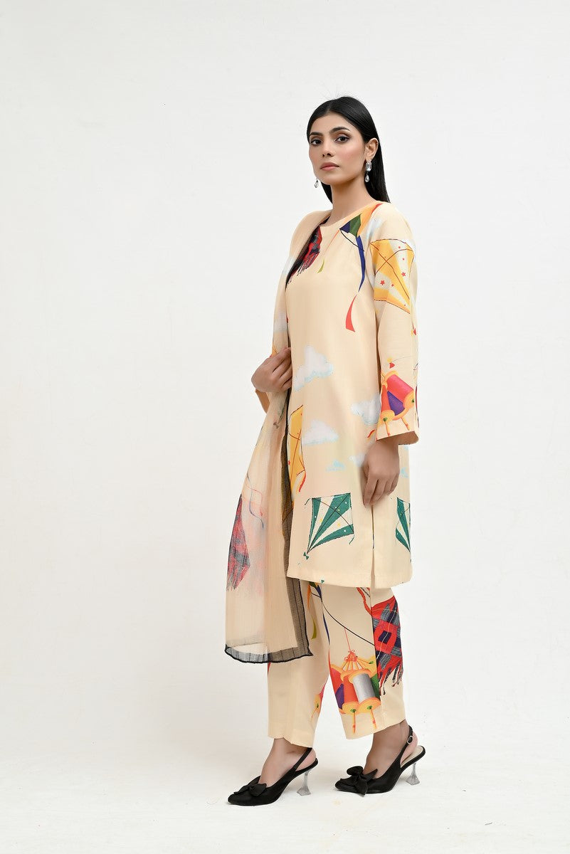 IARP 06 Printed Raw Silk 3-Piece Suit – product image 5