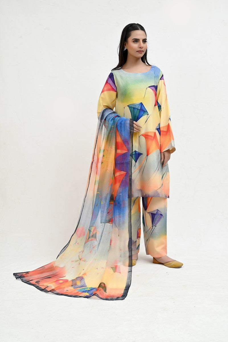 IARP 08 Ready-to-Wear 3-Piece Raw silk Suit