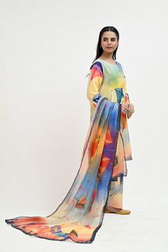 IARP 08 Printed Raw Silk 3-Piece Suit – product image 6