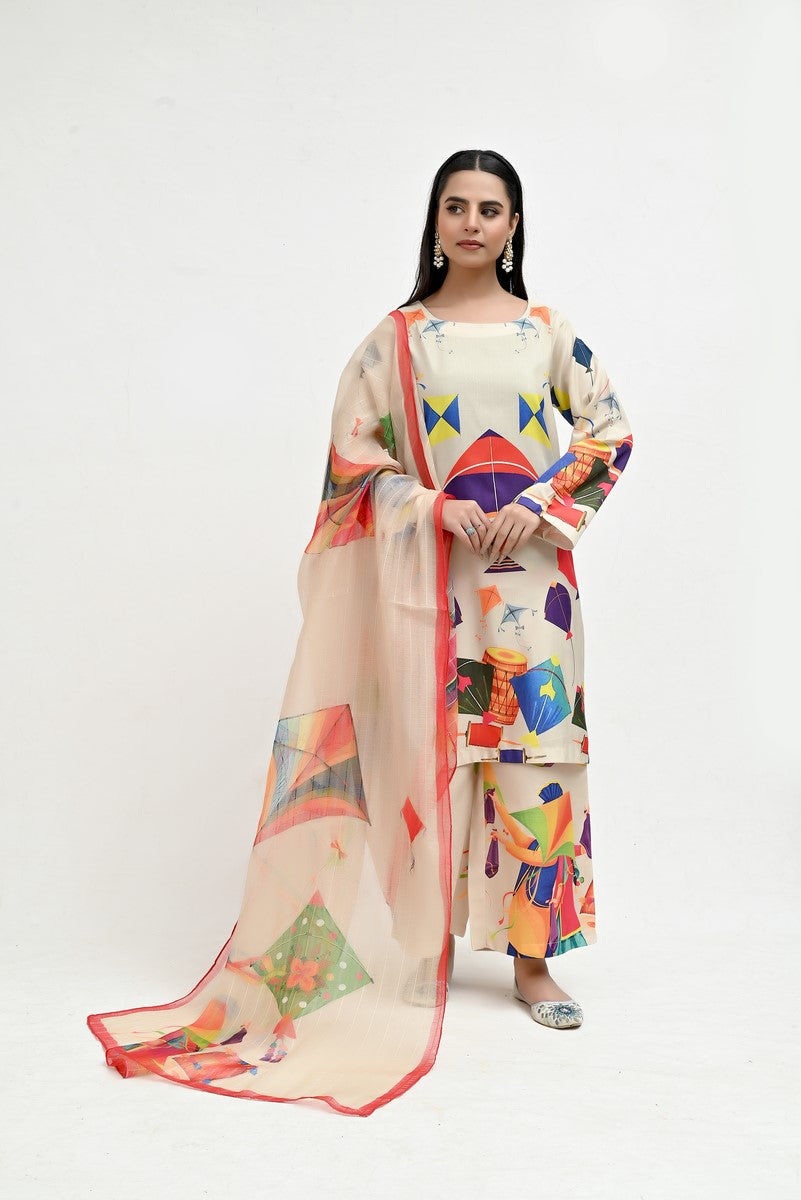 IARP 09 Ready-to-Wear 3-Piece Raw silk Suit
