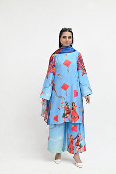 IARP 10 Printed Raw Silk 3-Piece Suit – product image 3