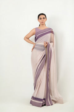 IASC 19 Digital Printed Chiffon Saree – product image 3