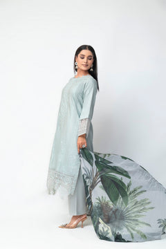 IAKC-UF-22 Isla Embroidered Khaddar Suit – product image 2