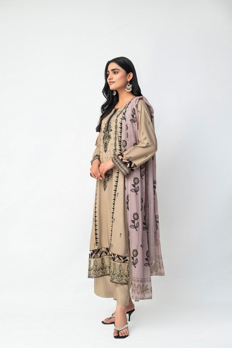 ZARFINA IAKC-UF-30 Ready-to-Wear Karandi suit - image 2