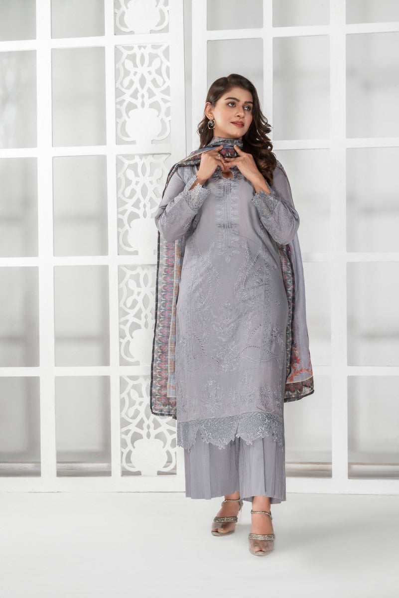 ZARFINA IALC-UF-19 Ready-to-Wear Lawn suit - image 3