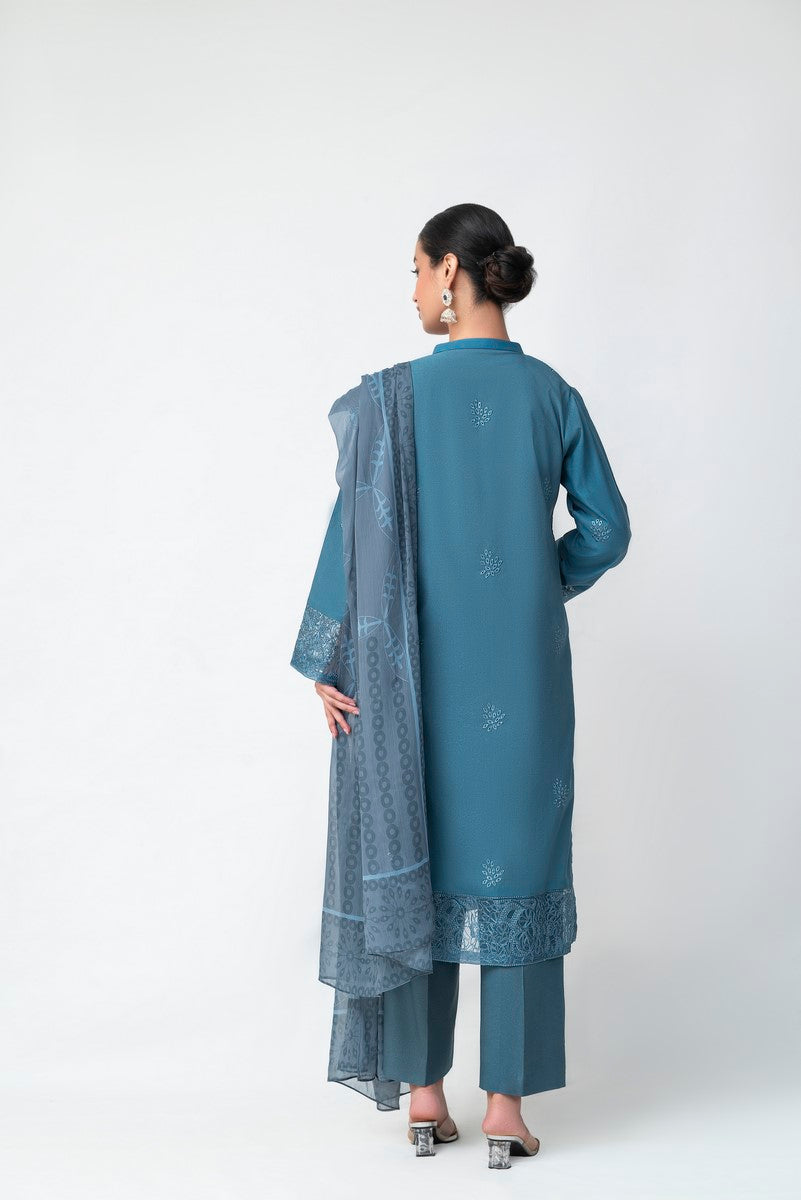 IAKC-UF-25 Maya Embroidered Karandi Suit – product image 4