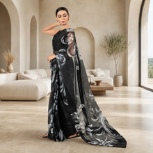 IASC 01 Digital Printed Chiffon Saree Set