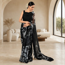 IASC 01 Digital Printed Chiffon Saree Set