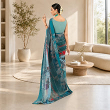 IASC 03 Digital Printed Chiffon Saree Set