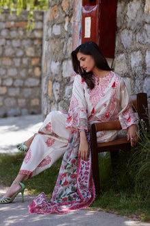 Unstitched Embroidered 3 Piece Muzlin Suit — 1000000093629 photo 7