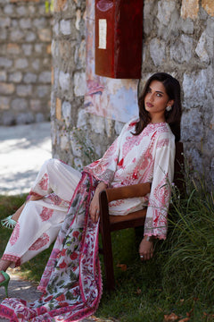 Unstitched Embroidered 3 Piece Muzlin Suit — 1000000093629 photo 8