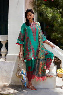 Unstitched Embroidered 3 Piece Muzlin Suit — 1000000093631 photo 5