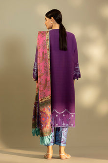 Unstitched Embroidered 3 Piece Muzlin Suit — 1000000093632 photo 3