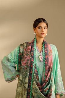 Unstitched Embroidered 3 Piece Muzlin Suit — 1000000093636 photo 2