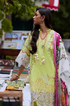 Unstitched Embroidered 3 Piece Muzlin Suit — 1000000093647 photo 3