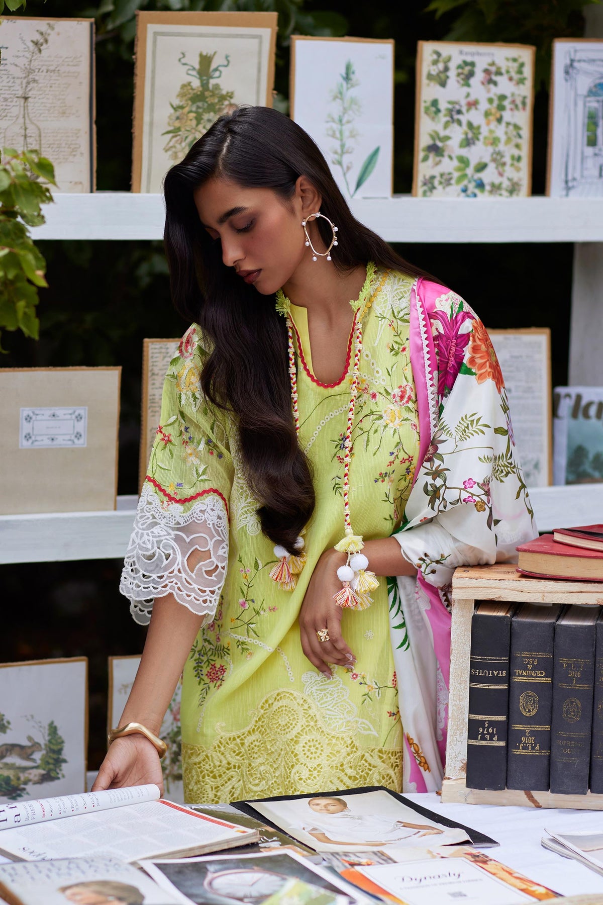 Unstitched Embroidered 3 Piece Muzlin Suit — 1000000093647 photo 4