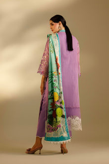Unstitched Embroidered 3 Piece Muzlin Suit — 1000000093648 photo 3
