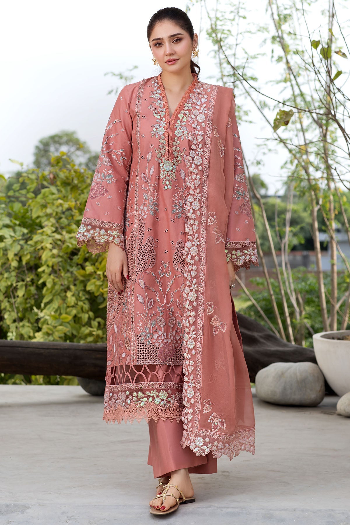 6119-SICILY EMBROIDERED LAWN UNSTITCHED photo 1