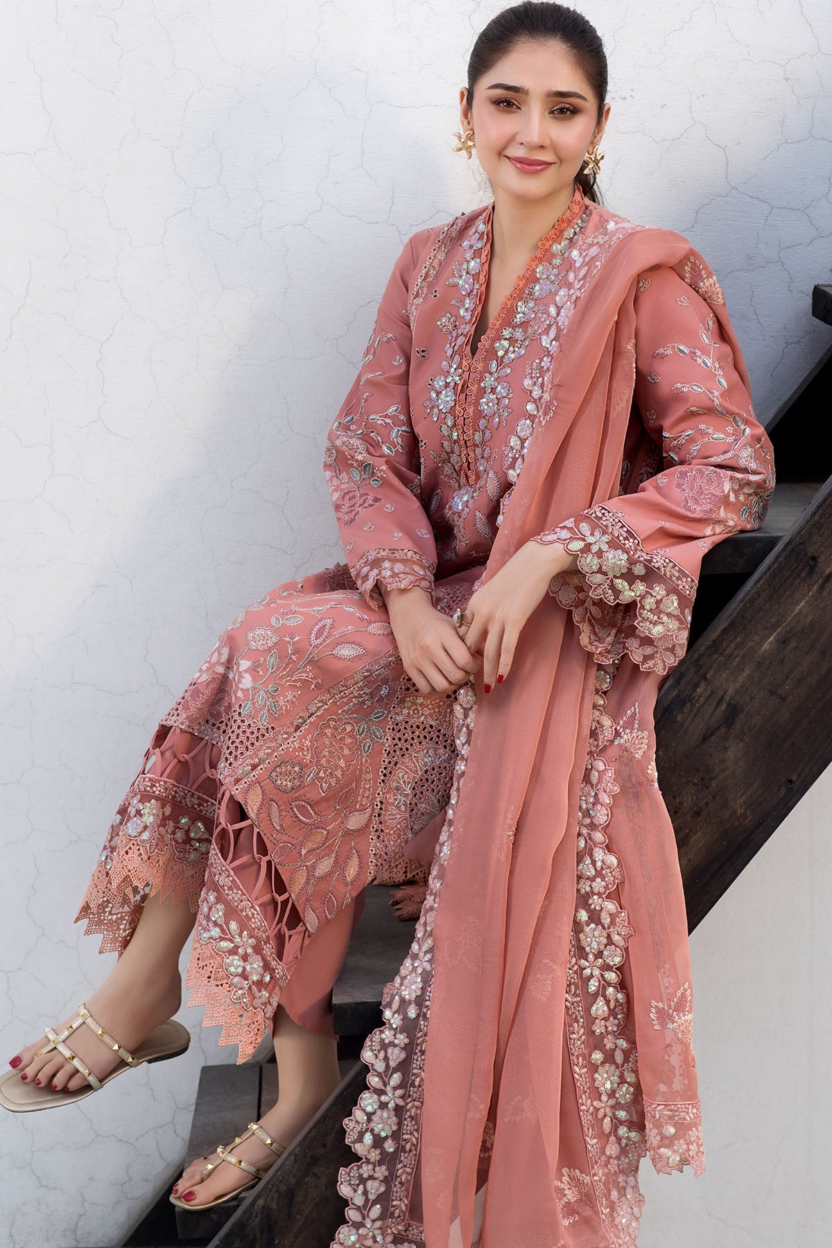 6119-SICILY EMBROIDERED LAWN UNSTITCHED photo 4