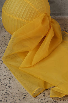 Gota Nur Dupatta — S26F7105-Dafodil Yellow-One Size photo 1