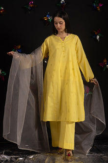 Gold Light Dupatta — S26F7106-Lavender-One Size photo 1
