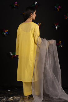 Gold Light Dupatta — S26F7106-Lavender-One Size photo 2