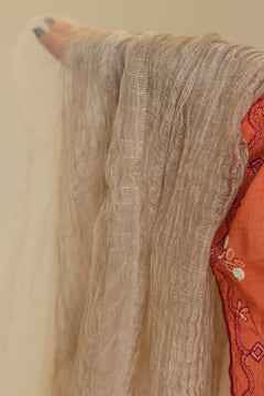 Stardust Dupatta — W26W3229-Antique Gold-One Size photo 2