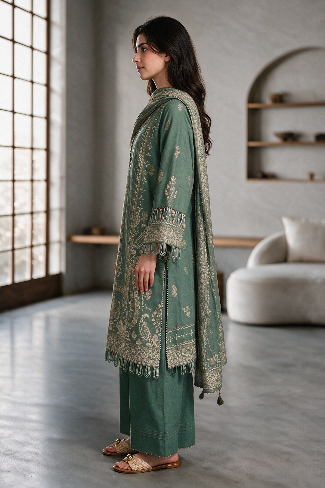 Shirt Shalwar Dupatta - 0159 photo 7