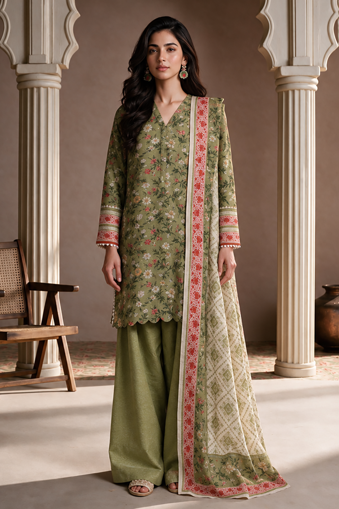 Shirt Shalwar Dupatta - 0201 photo 1