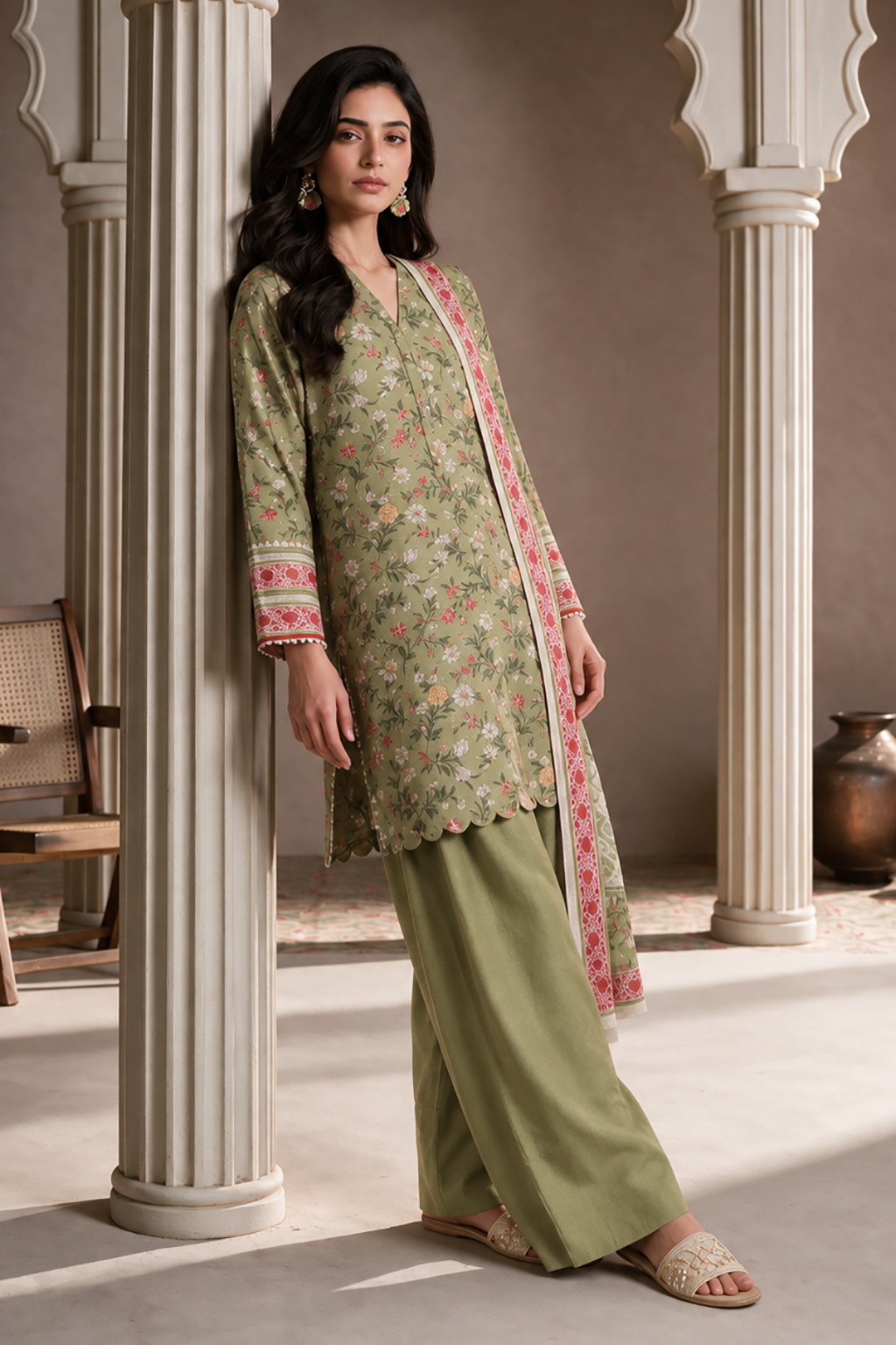 Shirt Shalwar Dupatta - 0201 photo 3