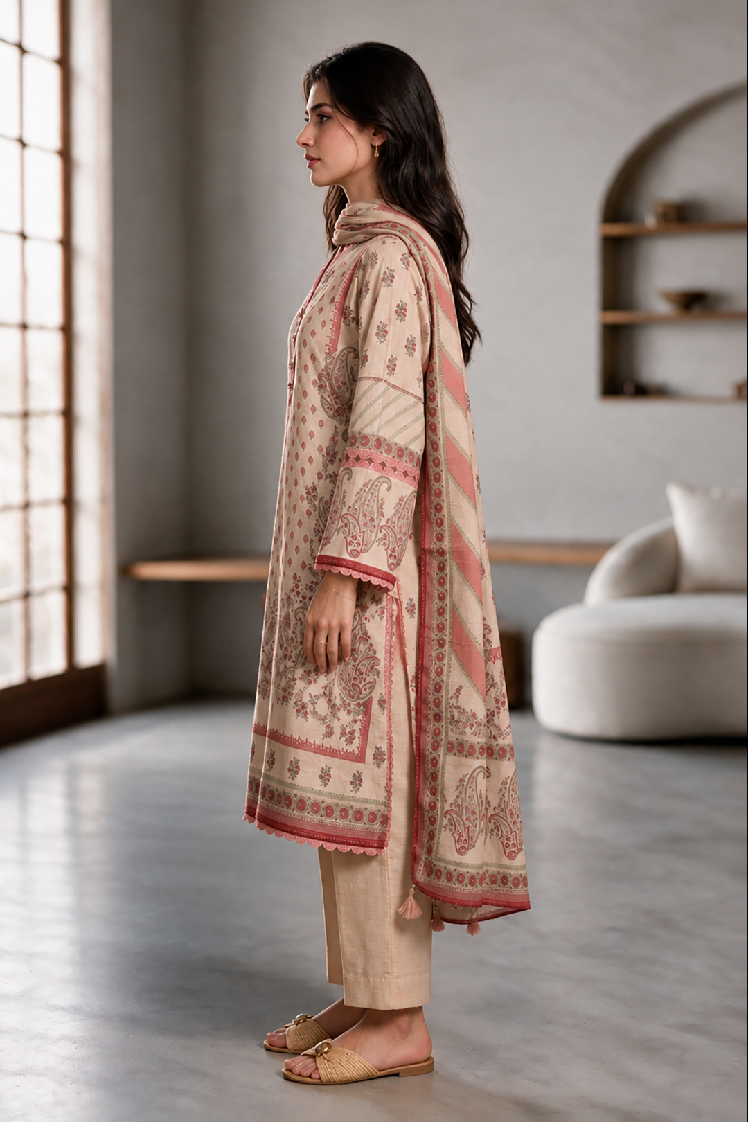 Shirt Shalwar Dupatta - 0218 photo 7