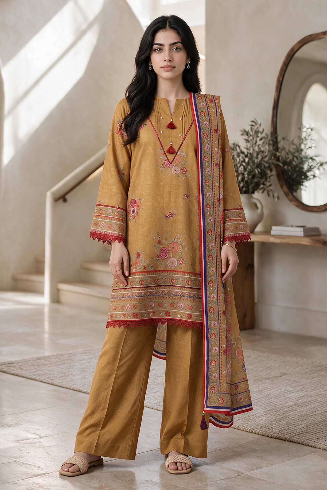 Shirt Shalwar Dupatta - 0296 photo 1
