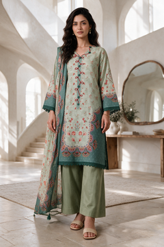 Shirt Shalwar Dupatta - 0300 photo 1