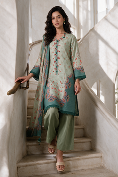 Shirt Shalwar Dupatta - 0300 photo 3