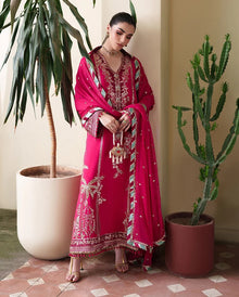 Formals - Roheenaz - Mah-e-Noor Silk 26 - RUNES#104 - Mahveen photo 1