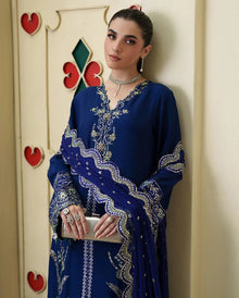 Formals - Roheenaz - Mah-e-Noor Silk 26 - RUNES#103 - Husn Ara photo 3